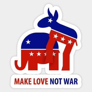 make love not war Sticker